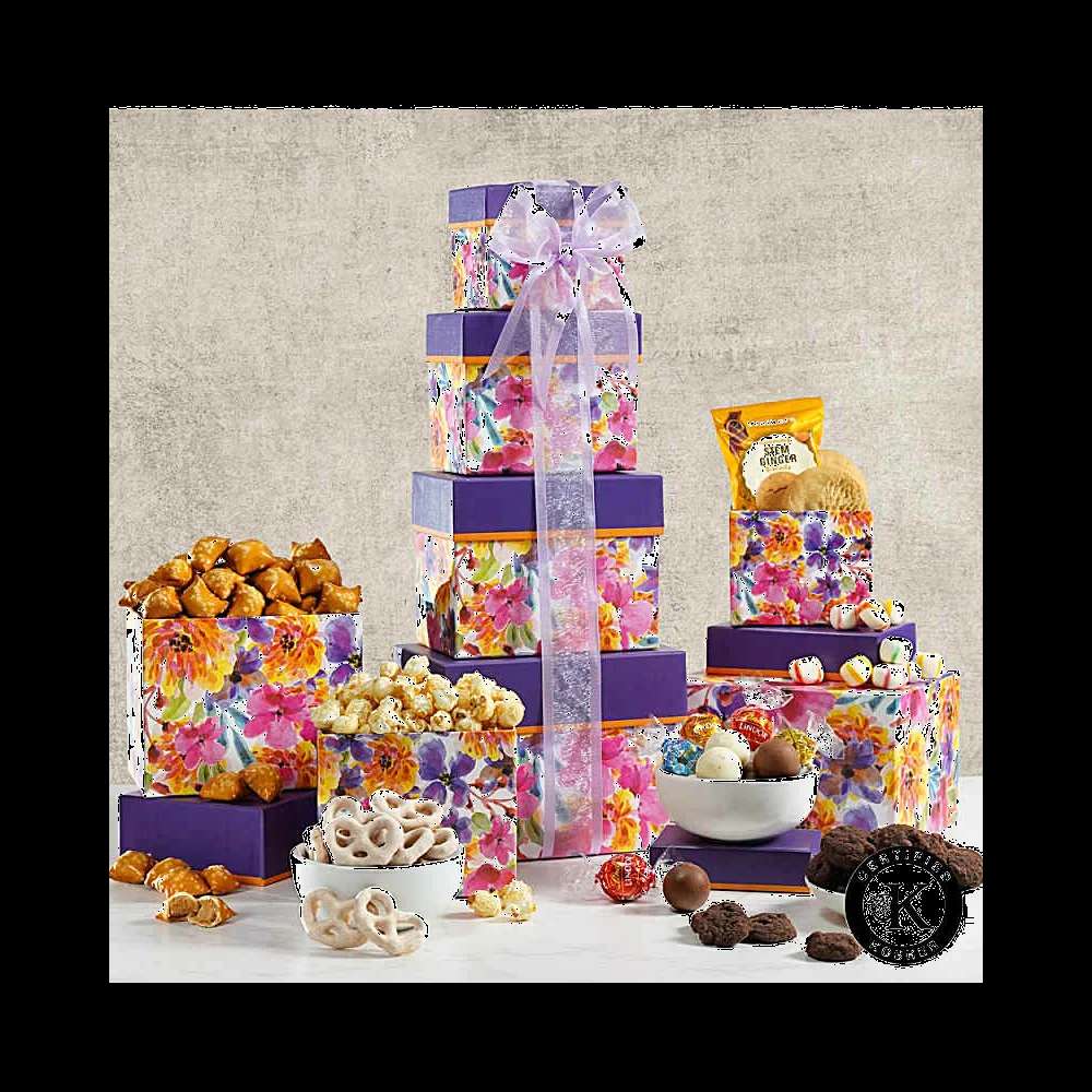 Assorted Sweets and Snacks Gift Tower
