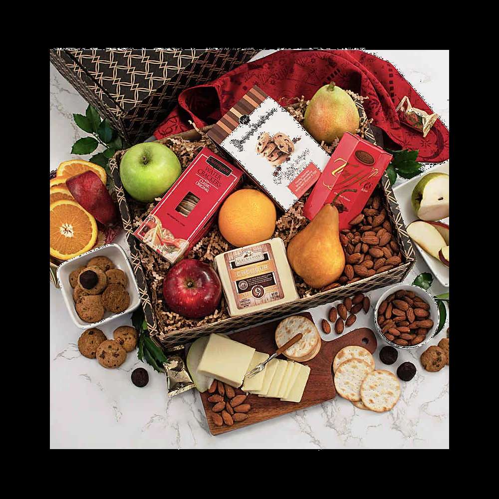 Fruit & Cheese Snacker's Gift Box