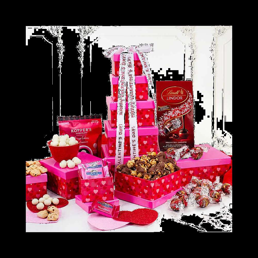 Valentine's Tower of Love 5-Tier Snack Set