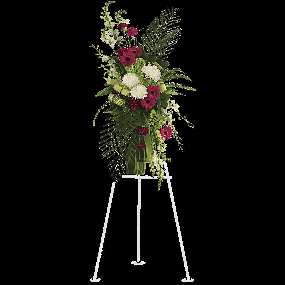 Gerberas and Palms Spray