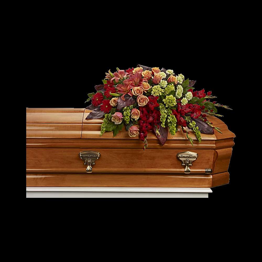 A Fond Farewell Casket Spray