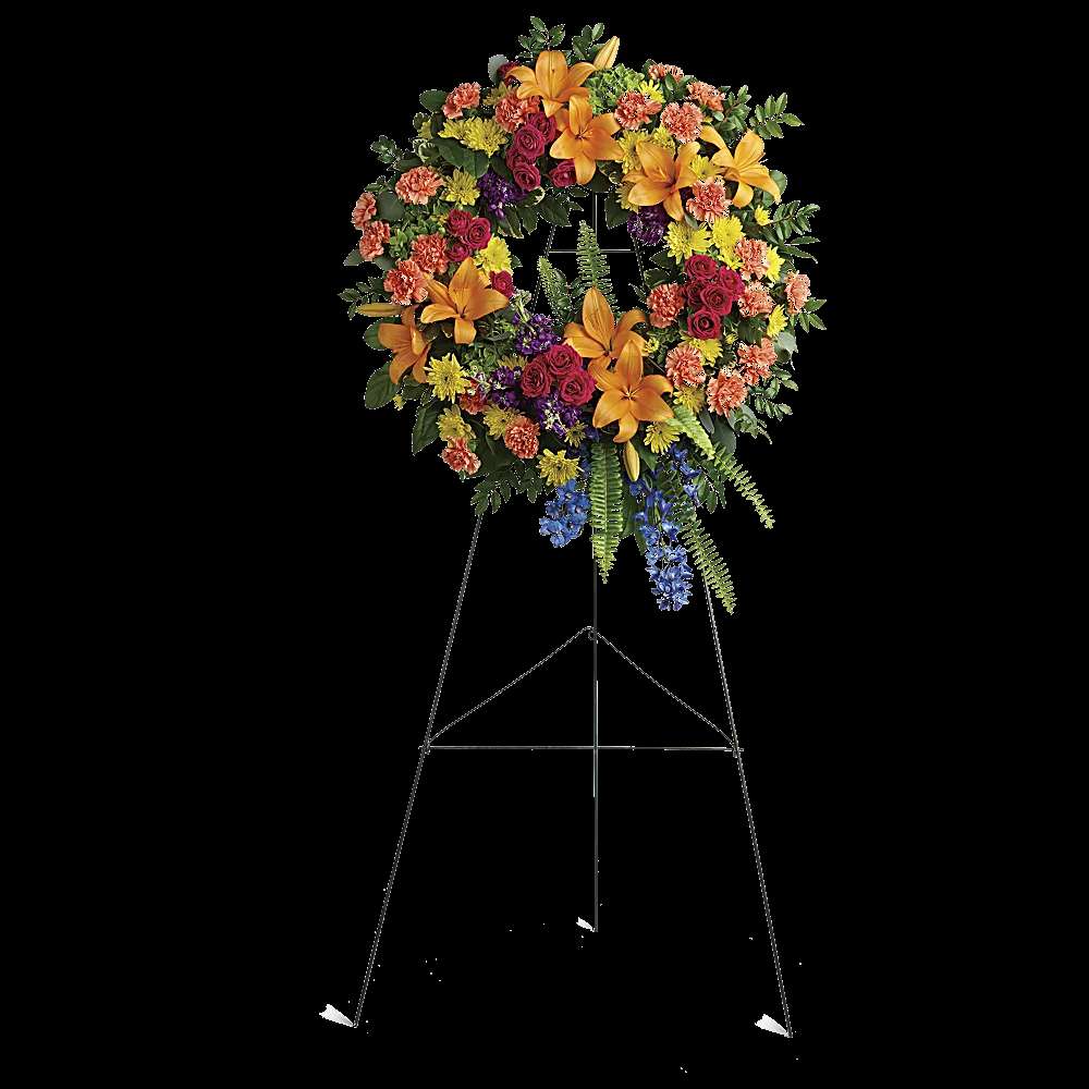 Colorful Serenity Wreath