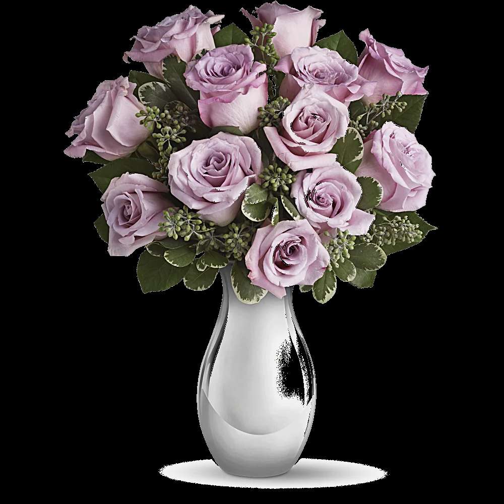 Teleflora's Roses and Moonlight Bouquet