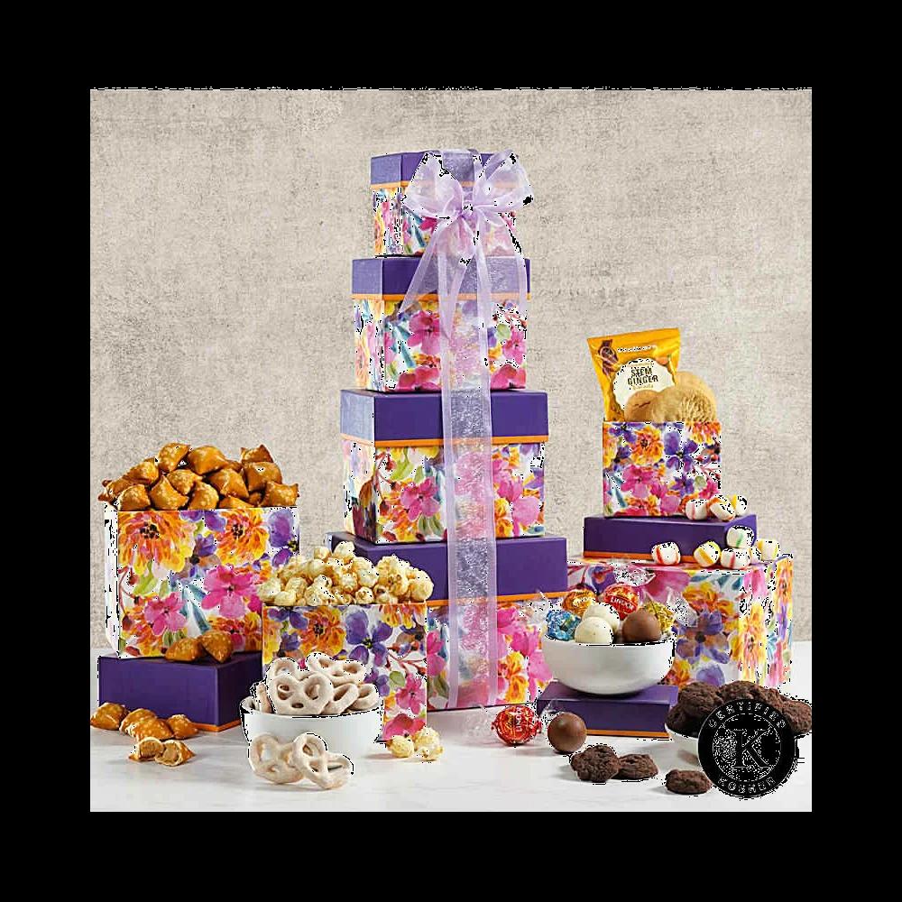 Assorted Sweets and Snacks Gift Tower