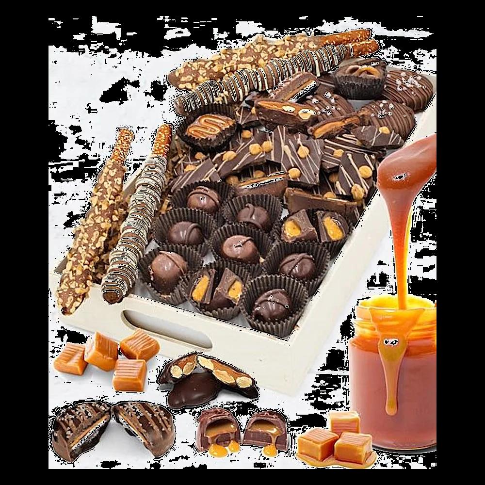 Everything Caramel Belgian Chocolate Treats Tray