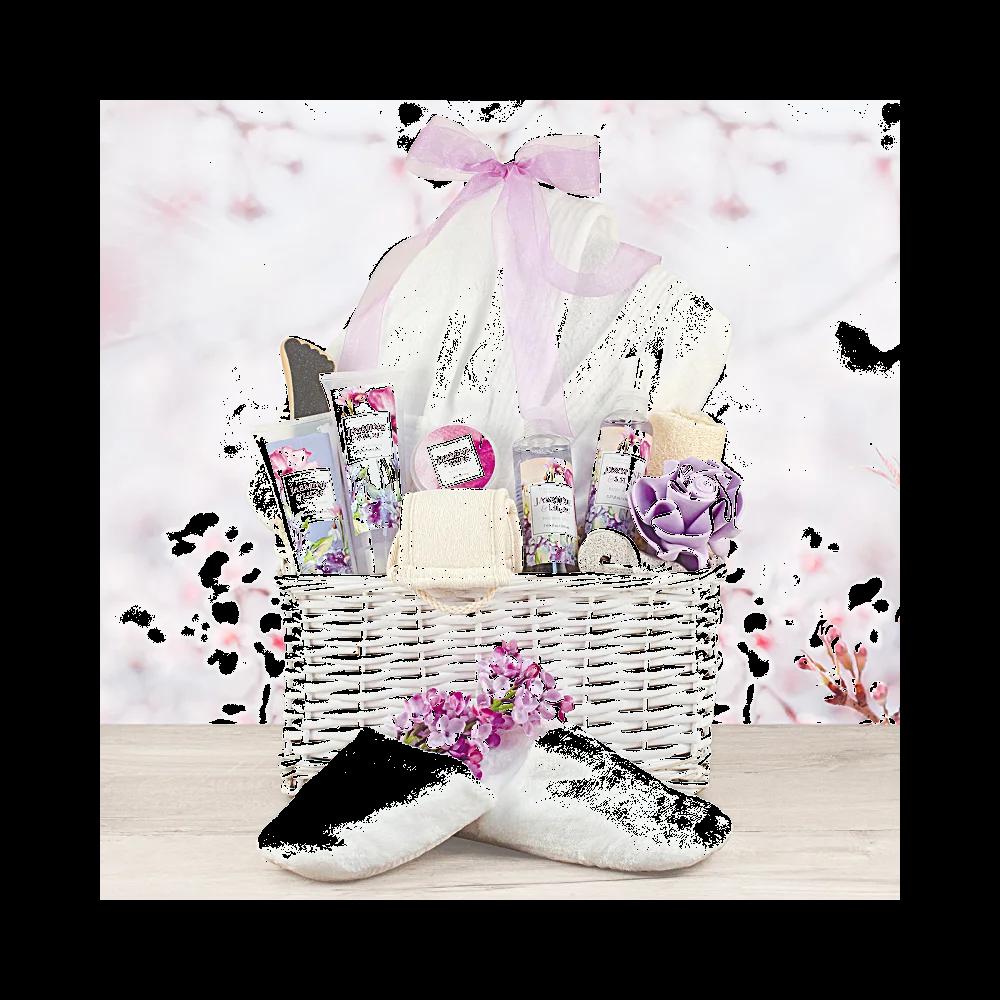 Jasmine & Lilac Calming Spa Gift Basket