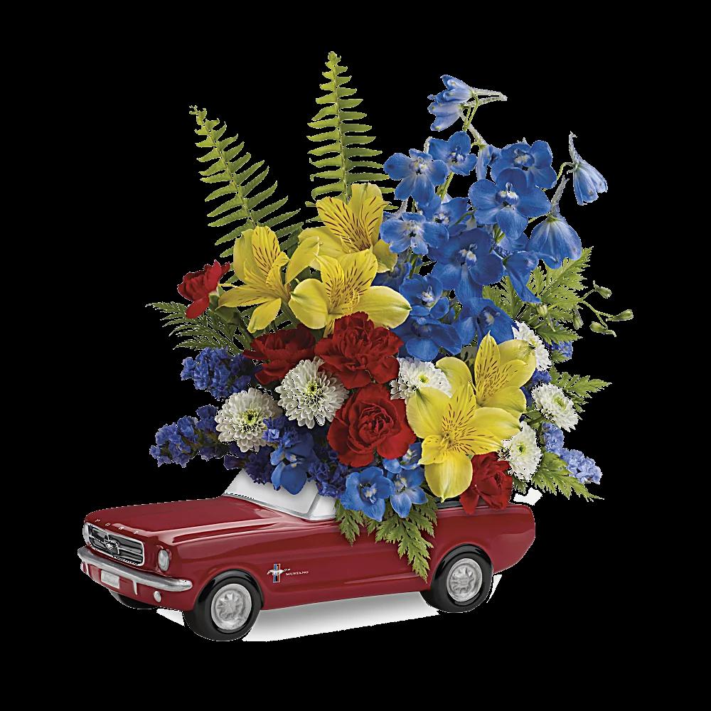 Teleflora's '65 Ford Mustang Bouquet