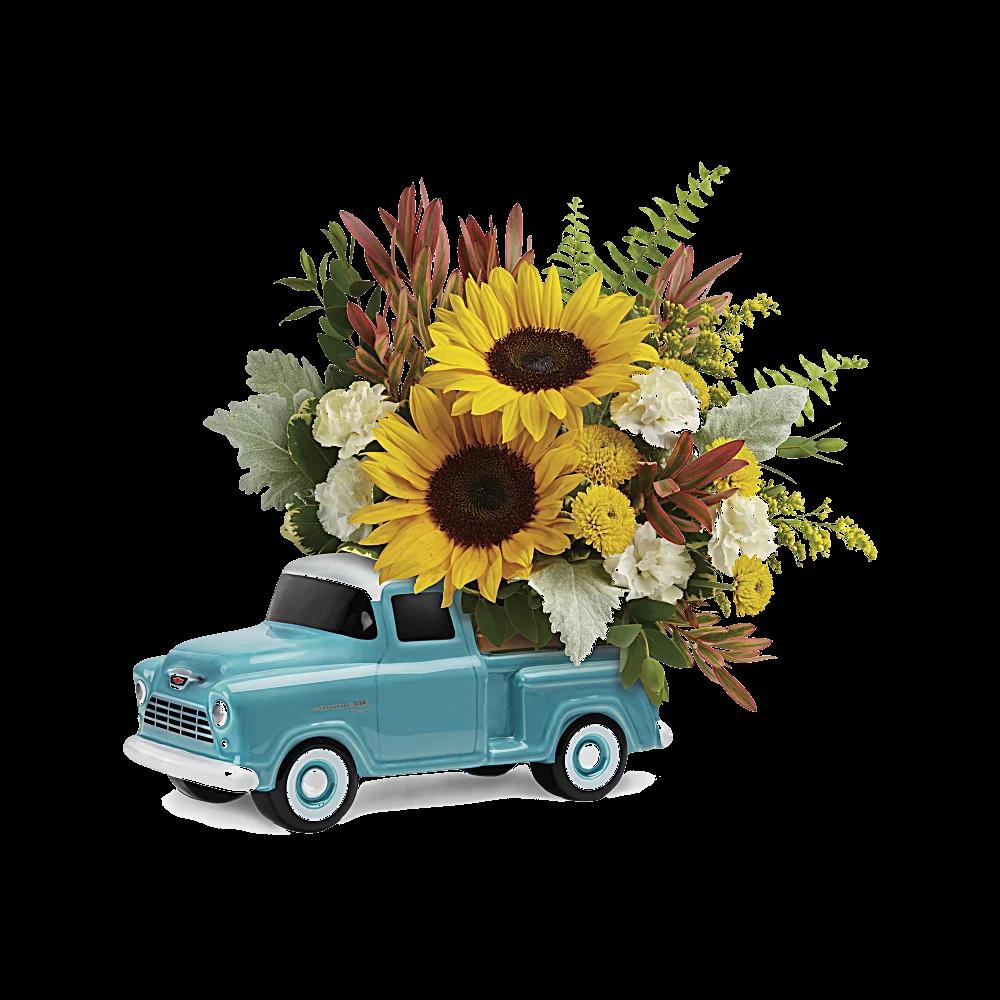 Teleflora's Chevy Pickup Bouquet