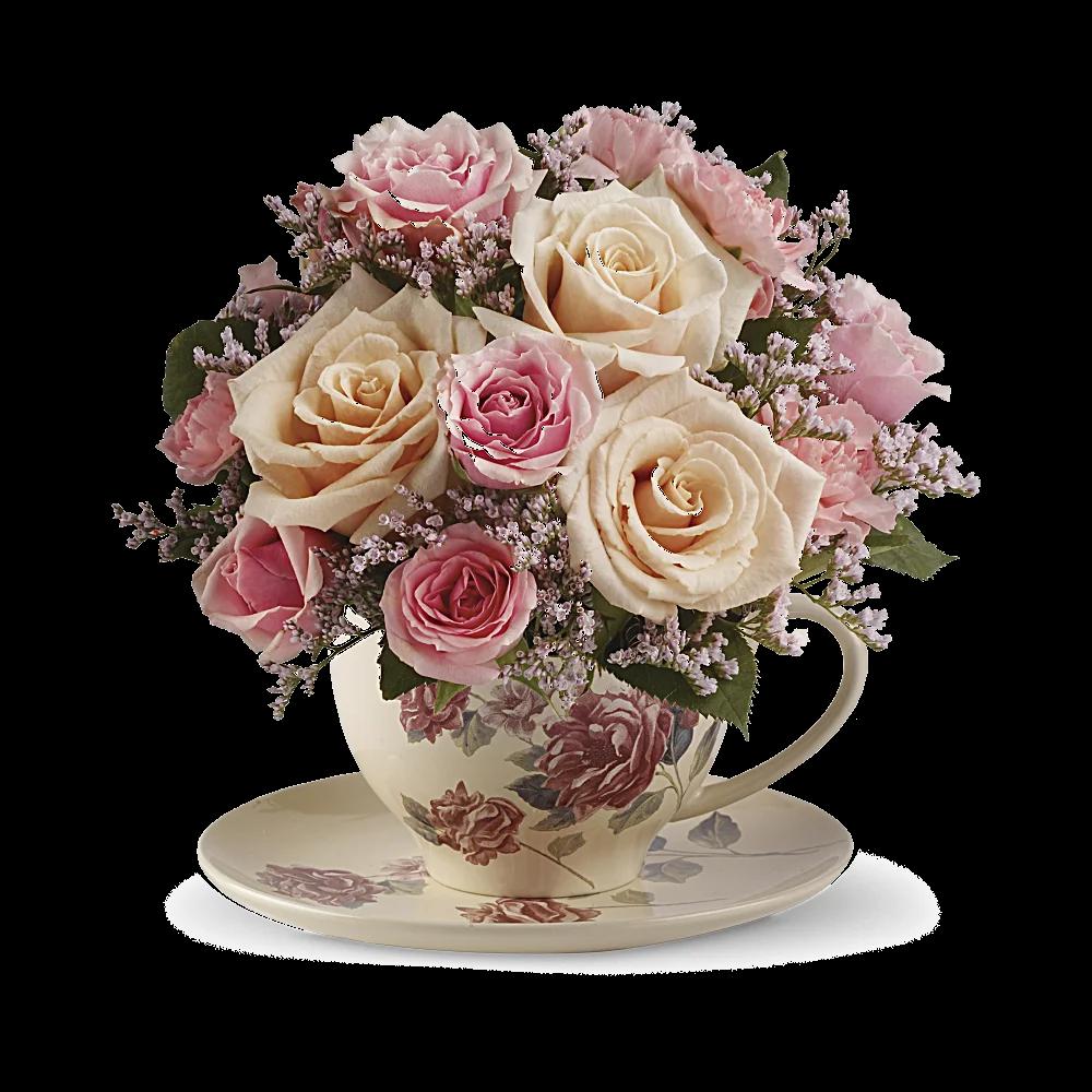 Teleflora's Victorian Teacup Bouquet
