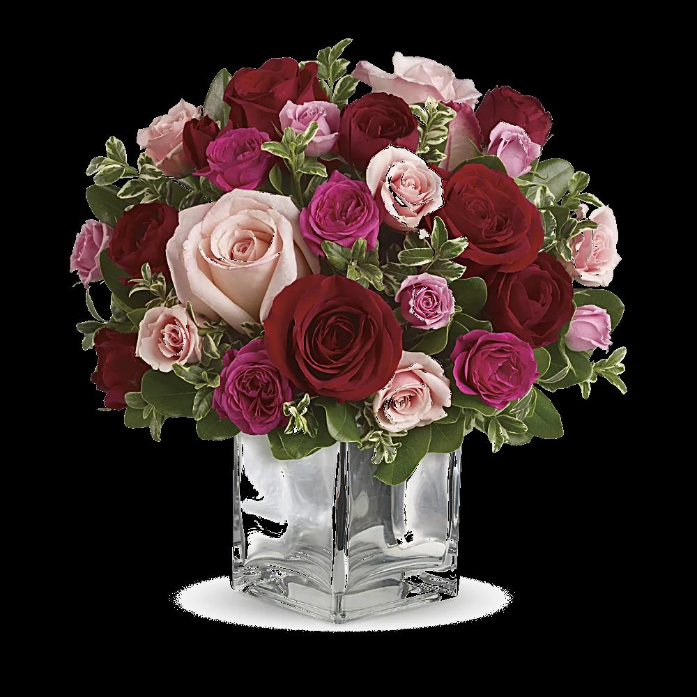 Teleflora's Love Medley Bouquet with Red Roses
