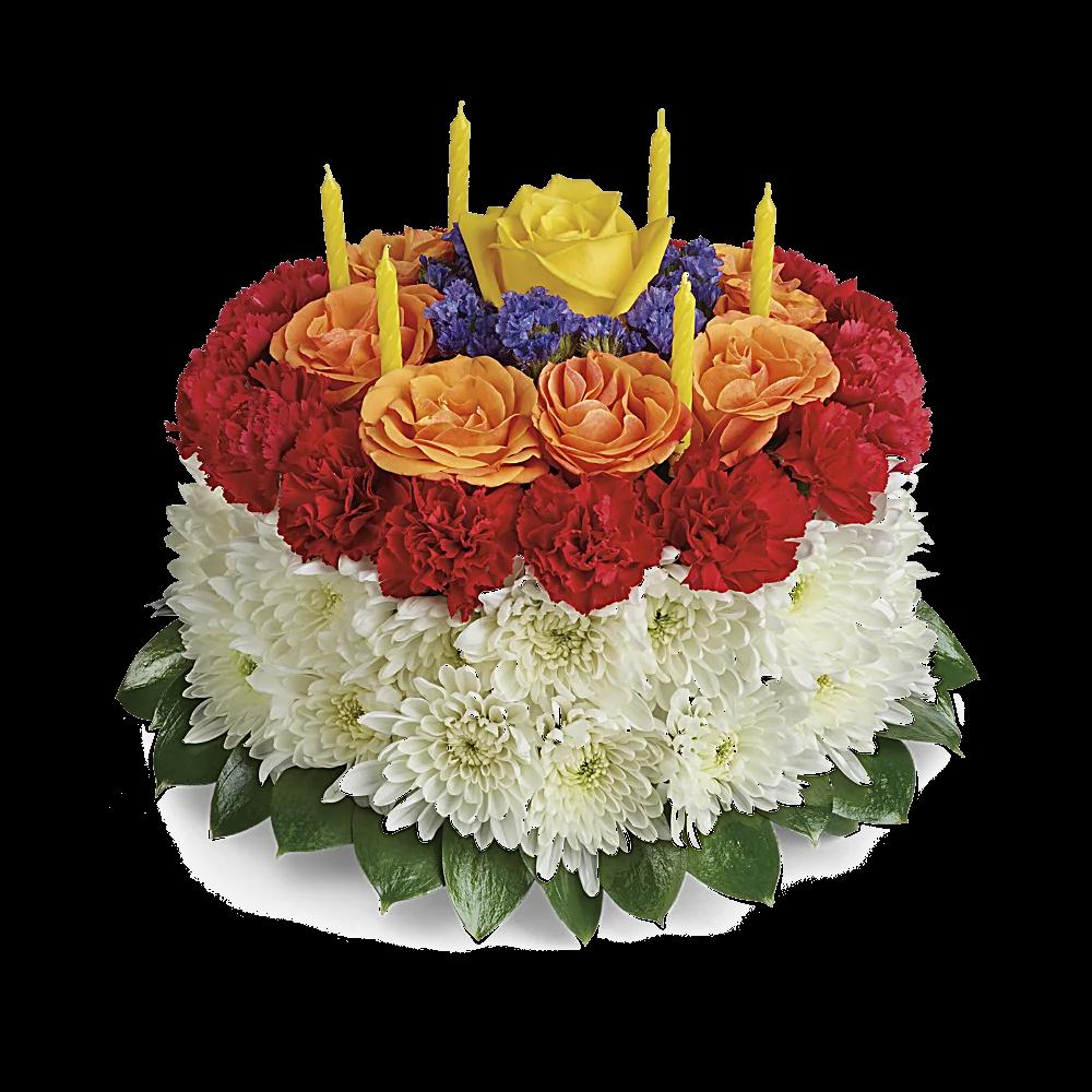 Your Wish Is Granted Birthday Cake Bouquet