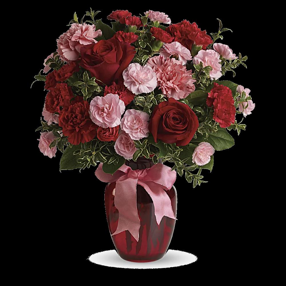 Dance with Me Bouquet with Red Roses