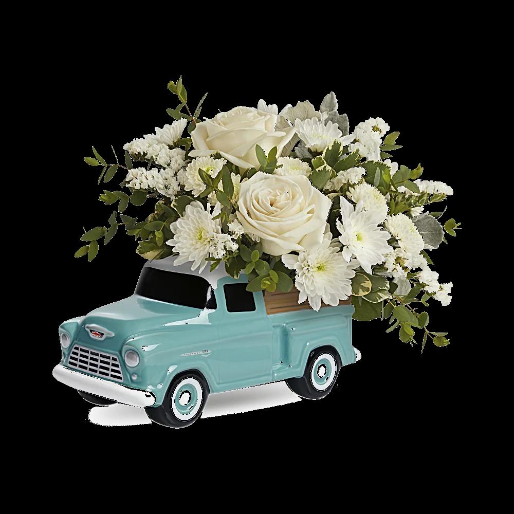 Teleflora's Classic Chevy Pickup Bouquet