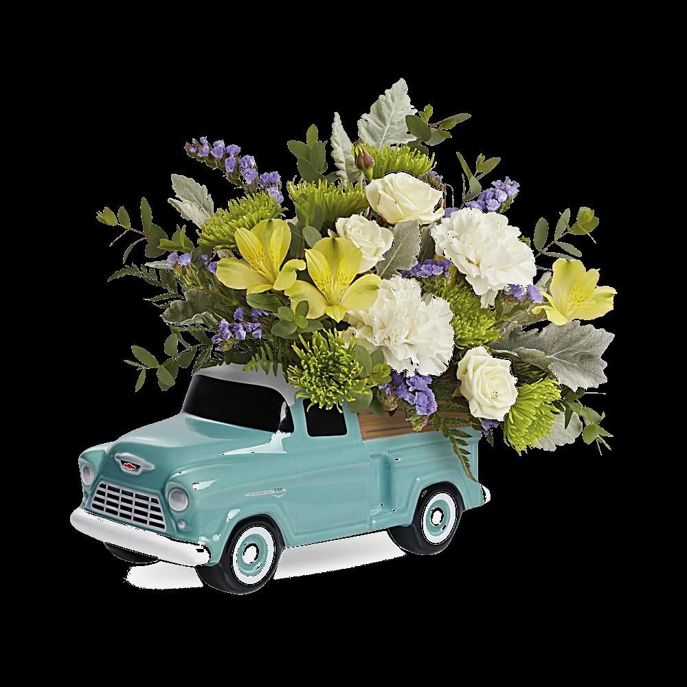 Teleflora's Chevy Trucking Blossoms Bouquet