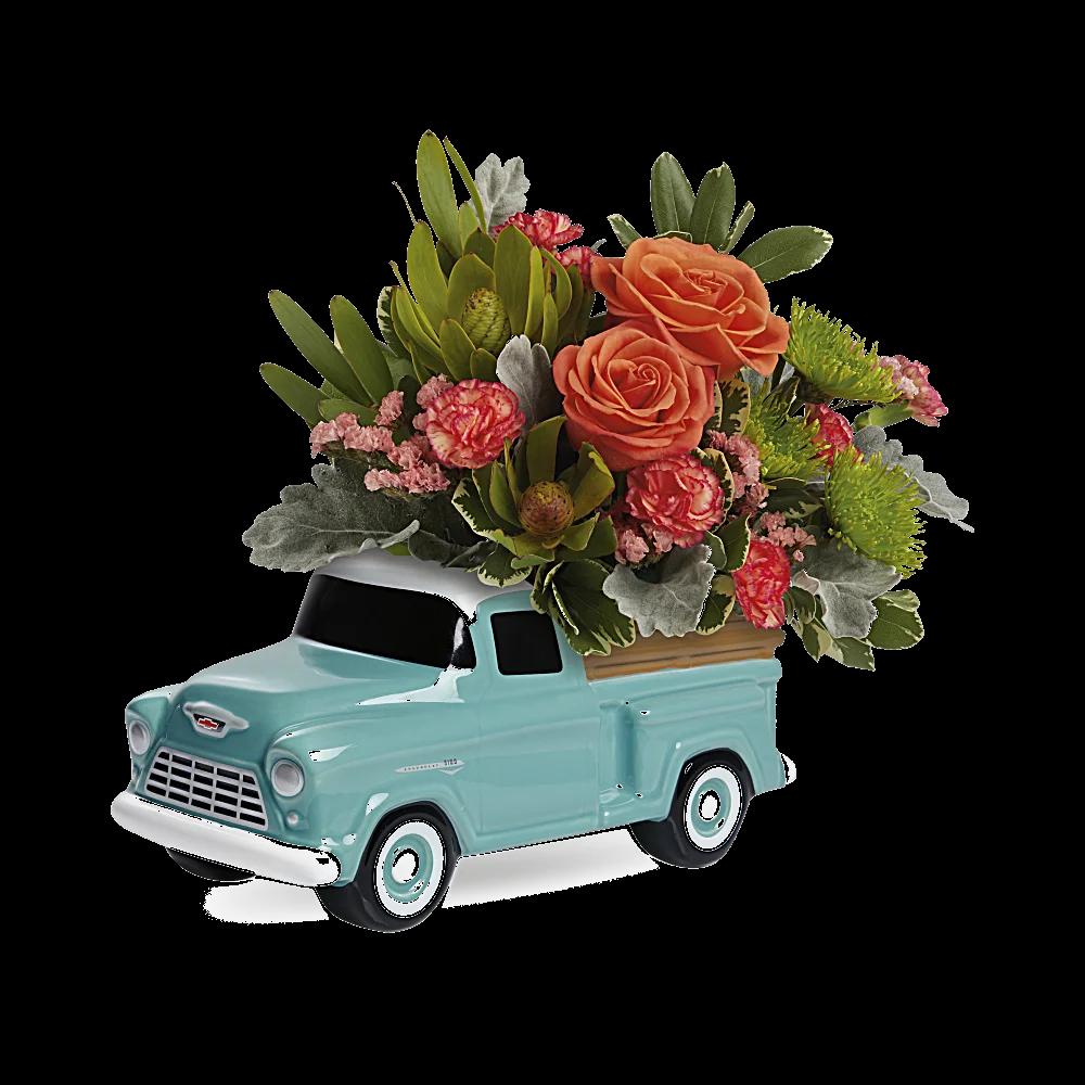Teleflora's Keep Trucking Chevy Bouquet