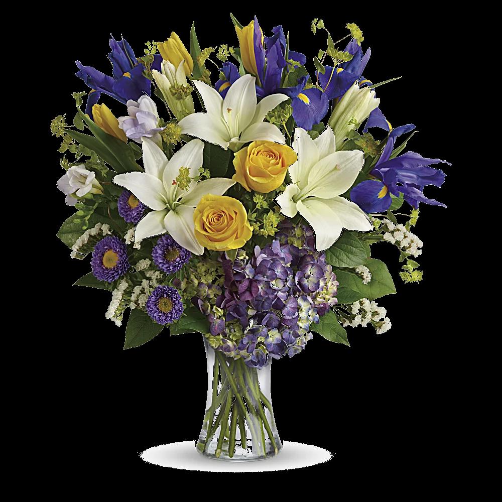 Teleflora's Floral Spring Iris Bouquet